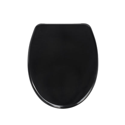 SAINOS O-förmiger Premium-Duroplast Toilettensitz Toilettendeckel, WC Sitz mit Absenkautomatik, Quick-Release Funktion für einfach Reinigung, O Form Weiß Toilettensitz mit Verstellbaren Scharnieren（UF12-B-O）