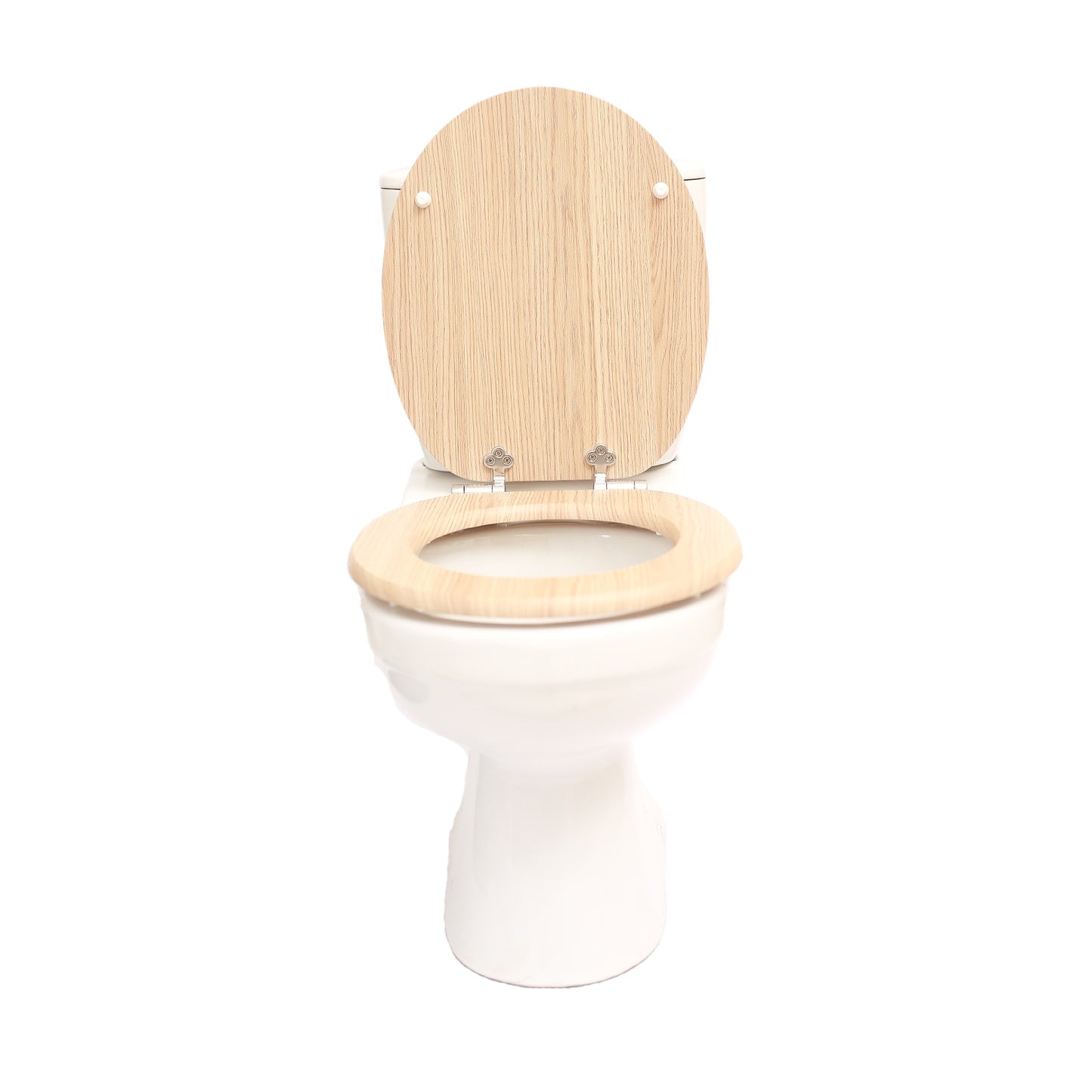 SINOBATH MDF-Holzkern, WC-Sitz Toilettensitz mit Absenkautomatik, Softclose-Scharnier (W042)