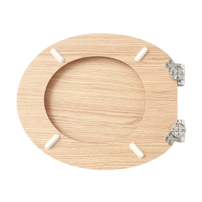 SINOBATH MDF-Holzkern, WC-Sitz Toilettensitz mit Absenkautomatik, Softclose-Scharnier (W042)