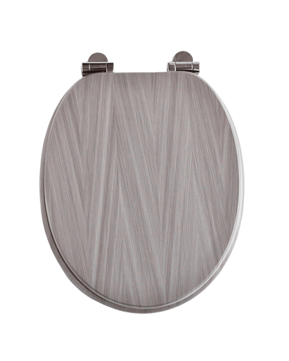SINOBATH (W088) langsam schließender Toilettensitz, Eine spezielle PVC-beschichtete Folie reduziert Bakterien(Holz)