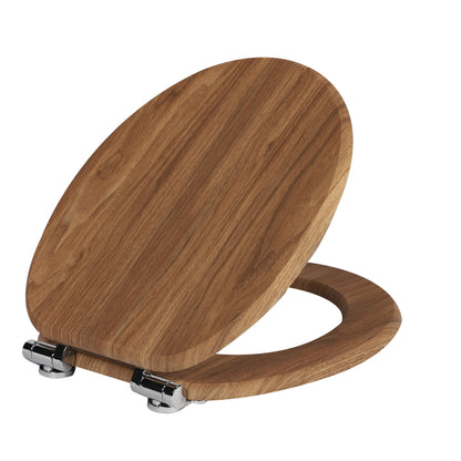 SINOBATH MDF WC-Sitz Retro-Holz Softclose Toilettensitz — W118