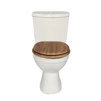 SINOBATH MDF WC-Sitz Retro-Holz Softclose Toilettensitz — W118