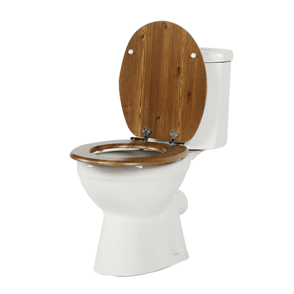SINOBATH MDF WC-Sitz Holzmaserung Softclose Toilettensitz — W122