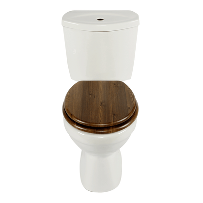 SINOBATH MDF WC-Sitz Holzmaserung Softclose Toilettensitz — W122