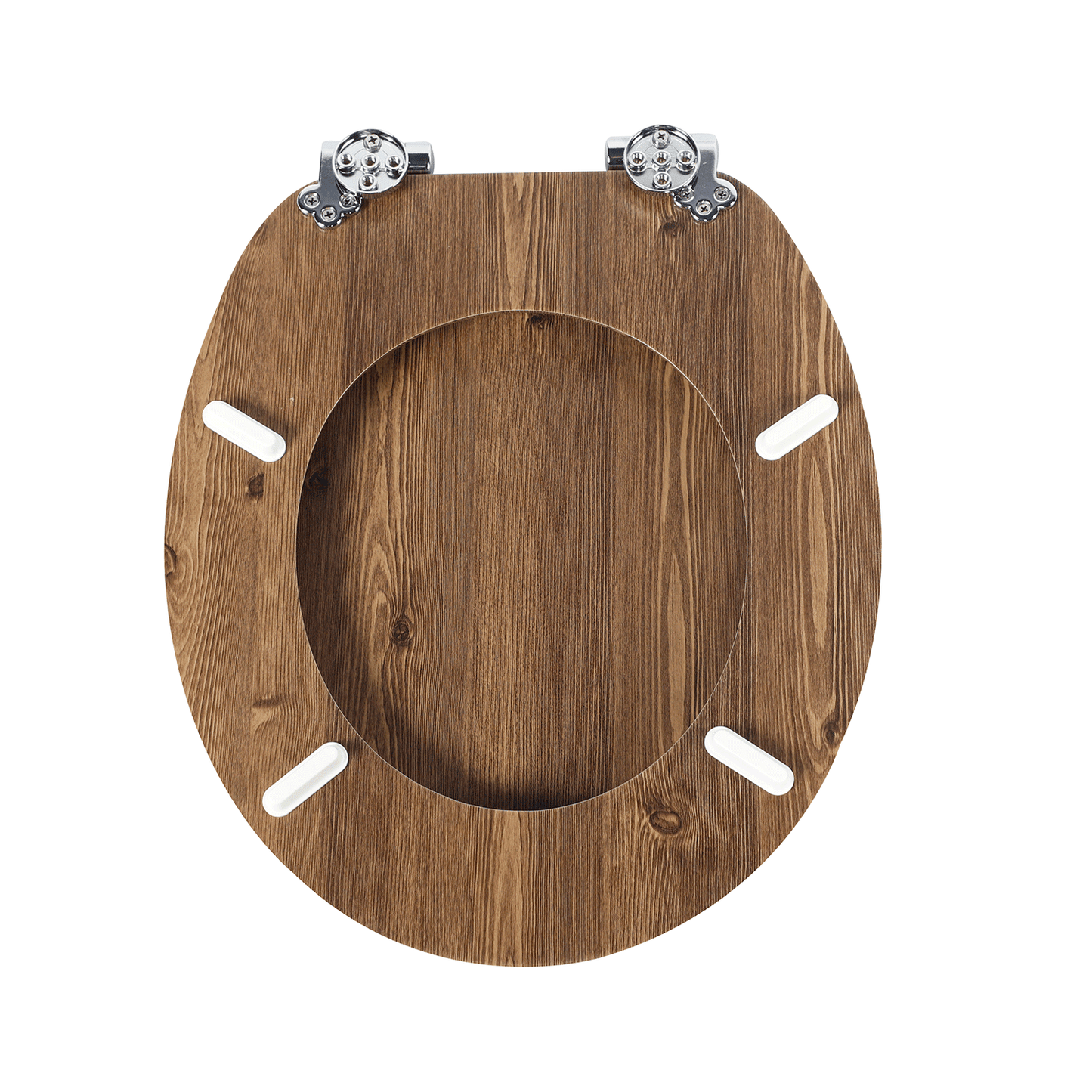 SINOBATH MDF WC-Sitz Holzmaserung Softclose Toilettensitz — W122