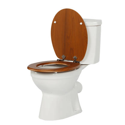 SINOBATH MDF WC-Sitz Holzmaserung Softclose Toilettensitz — W123
