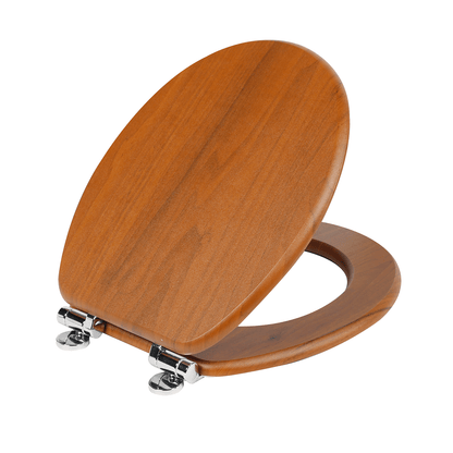 SINOBATH MDF WC-Sitz Holzmaserung Softclose Toilettensitz — W123