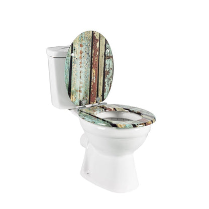SINOBATH MDF WC-Sitz Gedruckte Muster Softclose Toilettensitz — H391