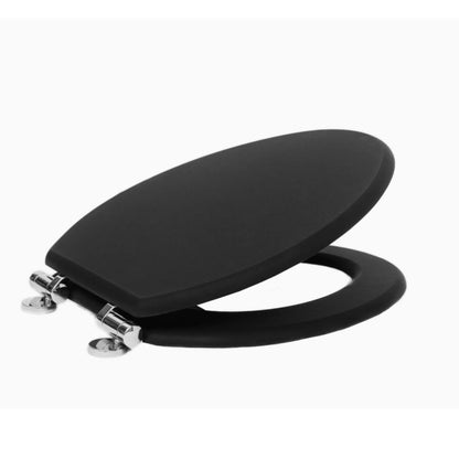 SINOBATH MDF-Holzkern, WC-Sitz Toilettensitz mit Absenkautomatik, Softclose-Scharnier(W100)