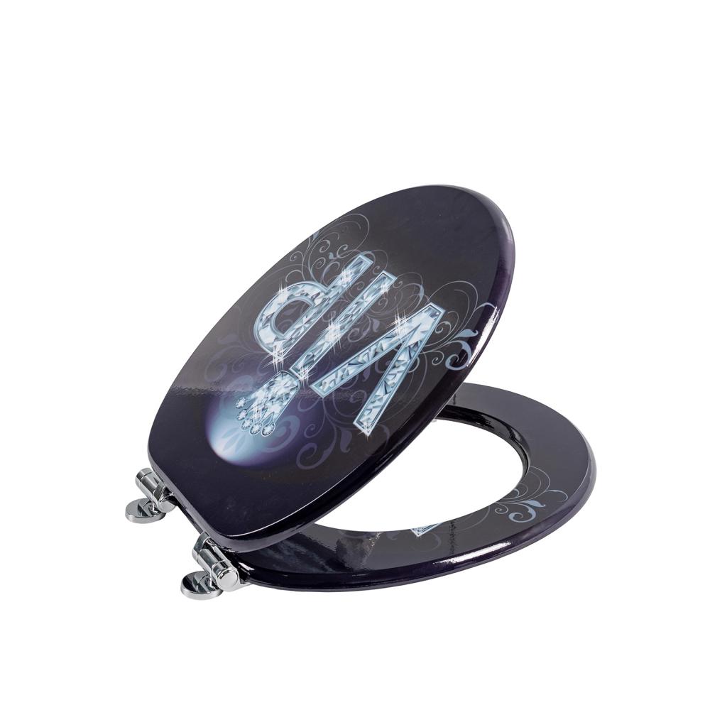 SINOBATH MDF WC-Sitz Gedruckte Muster Softclose Toilettensitz — H398