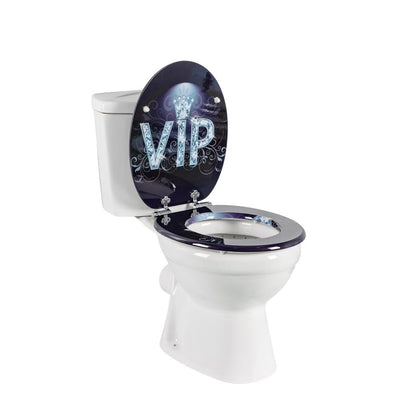 SINOBATH MDF WC-Sitz Gedruckte Muster Softclose Toilettensitz — H398