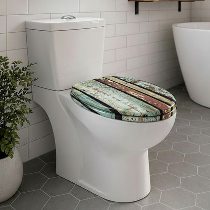 SINOBATH MDF WC-Sitz Gedruckte Muster Softclose Toilettensitz — H391