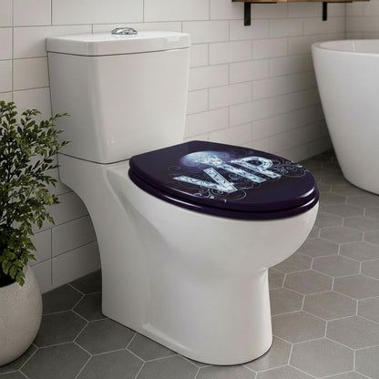SINOBATH MDF WC-Sitz Gedruckte Muster Softclose Toilettensitz — H398
